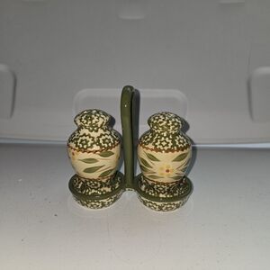 Temptations Salt & Pepper Shakers With Rack